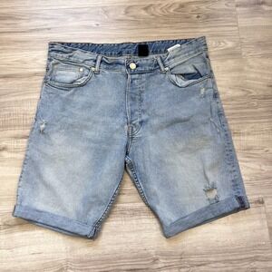 H&M and Denim Men's Slim Fit Blue shorts Size 36